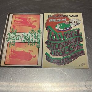 Bill Graham Presents 277 278 Postcard Taj Mahal Ten Years After April 1971